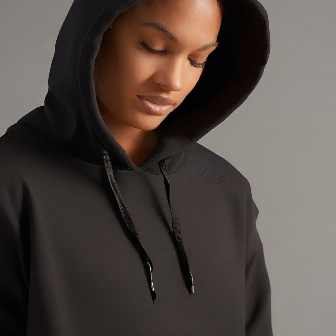 Classic Black Hooded Sweatshirt